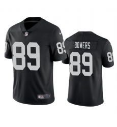 Youth Las Vegas Raiders #89 Brock Bowers Black 2024 Draft Vapor Football Stitched Jersey