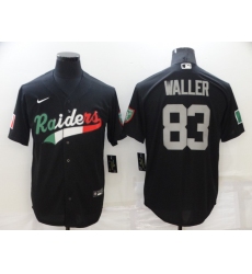 Men's Oakland Raiders #83 Darren Waller Black Mexico Nike Limited Jersey