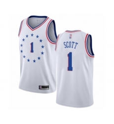 Youth Philadelphia 76ers #1 Mike Scott White Swingman Jersey - Earned Edition