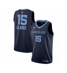 Youth Memphis Grizzlies #15 Brandon Clarke Swingman Navy Blue Finished Basketball Jersey - Icon Edition