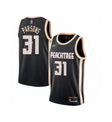 Youth Atlanta Hawks #31 Chandler Parsons Swingman Black Basketball Jersey - 2019 20 City Edition