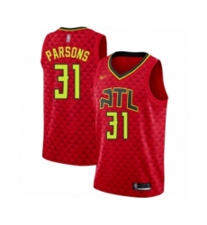 Youth Atlanta Hawks #31 Chandler Parsons Swingman Red Basketball Jersey Statement Edition
