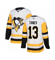 Youth Pittsburgh Penguins #13 Brandon Tanev Authentic White Away Hockey Jersey