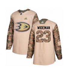 Men's Anaheim Ducks #23 Chris Wideman Authentic Purple Fights Cancer Practice Hockey Jersey
