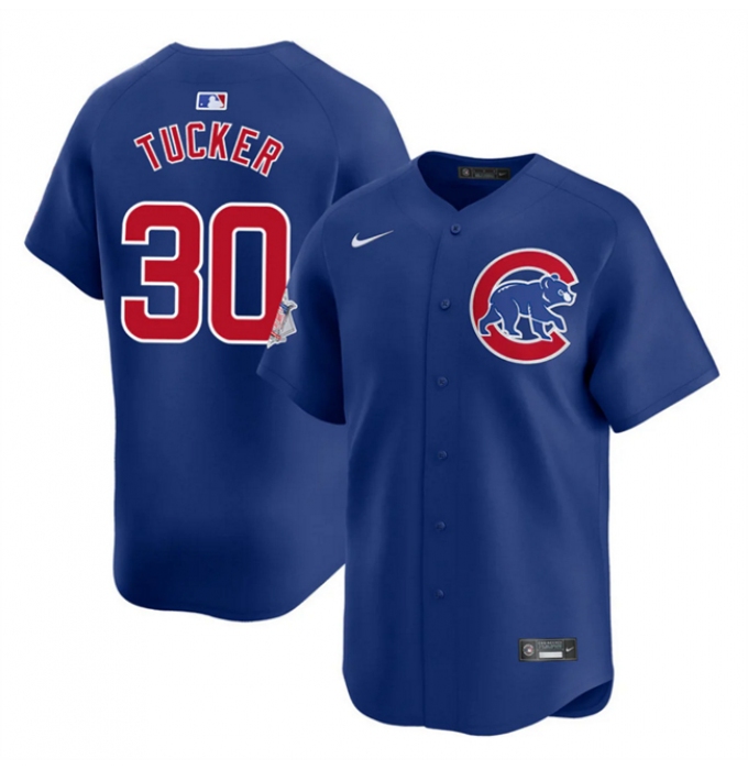 Men's Chicago Cubs #30 Kyle Tucker Royal 2025 Limited Stitched Baseball Jersey