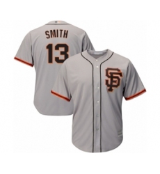 Men's San Francisco Giants #13 Will Smith Replica Grey Road 2 Cool Base Baseball Jersey
