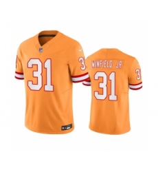 Men's Nike Tampa Bay Buccaneers #31 Antoine Winfield Jr. Orange Throwback Limited Stitched Jersey