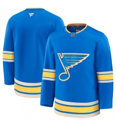 Men's St. Louis Blues Blank Blue 2024-25 Alternate Stitched Hockey Jersey