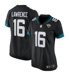 Women's Jacksonville Jaguars #16 Trevor Lawrence Black Nike Teal 2021 NFL Draft First Round Pick Game Jersey Women's Jacksonville Jaguars #16 Trevor Lawrence Black Nike Teal 2021 NFL Draft First Round Pick Game Jersey