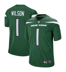 Men's New York Jets #1 Zach Wilson Nike Green 2021 NFL Draft First Round Pick Game Jersey Men's New York Jets #1 Zach Wilson Nike Green 2021 NFL Draft First Round Pick Game Jersey
