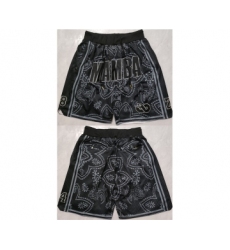 Men's Los Angeles Lakers Black Mamba Shorts