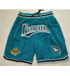 Men's Florida Marlins Green Just Don Swingman Shorts