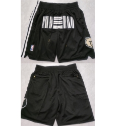 Men's Memphis Grizzlies Black City Edition Shorts (Run Small)
