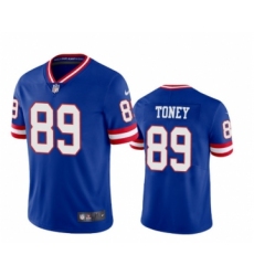 Men's New York Giants #89 Kadarius Toney Royal Vapor Untouchable Classic Retired Player Stitched Jersey