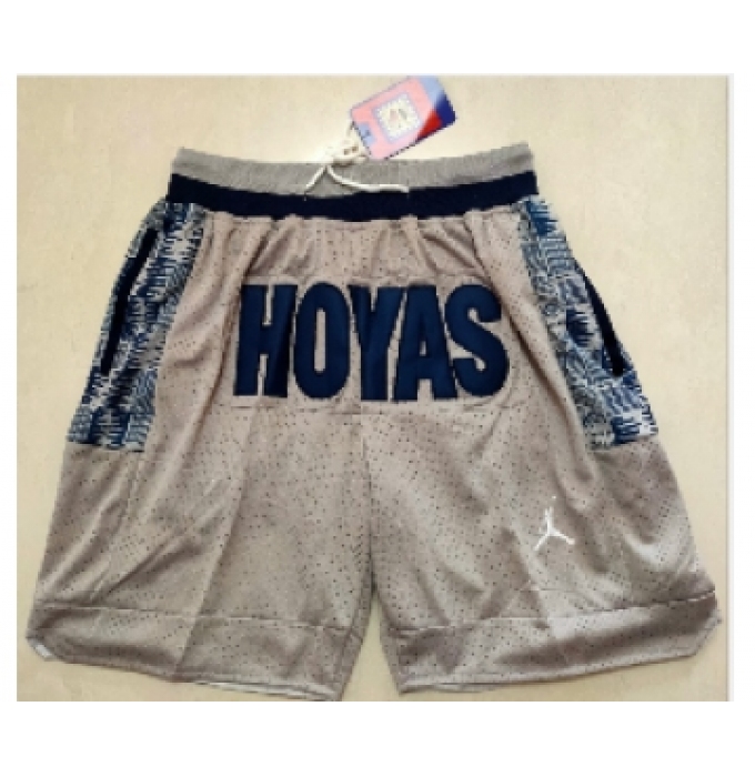 Men's Georgetown Hoyas Gray College Just Don Shorts Swingman Shorts
