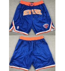 Men's New Yok Knicks Royal Shorts