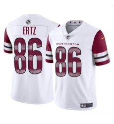 Youth Washington Commanders #86 Zach Ertz White Vapor Limited Stitched Football Jersey