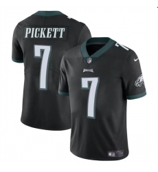 Men's Philadelphia Eagles #7 Kenny Pickett Black Vapor Untouchable Limited Football Stitched Jersey