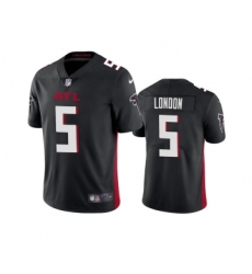 Men's Atlanta Falcons #5 Drake London Black Vapor Untouchable Limited Stitched Jersey