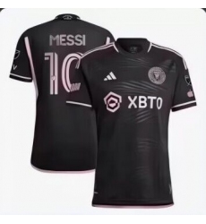 Barcelona #10 MESSI Soccer Black Shirt
