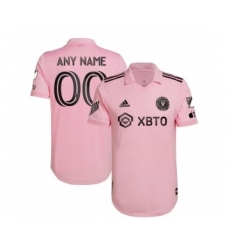 Men's Inter Miami CF Custom Pink Soccer Jersey