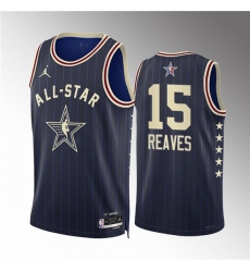 Men's 2024 All-Star #15 Austin Reaves Navy Stitched Basketball Jersey