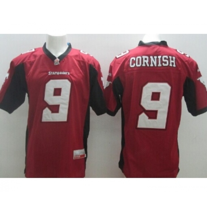CFL Calgary Stampeders #9 Jon Cornish Red Jersey
