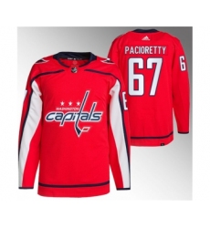 Men's Washington Capitals #67 Max Pacioretty Red Stitched Jersey