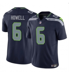 Youth Seattle Seahawks #6 Sam Howell Navy 2023 F.U.S.E. Vapor Limited Football Stitched Jersey
