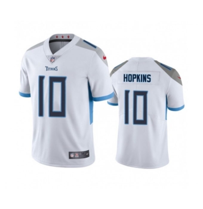 Men's Nike Tennessee Titans #10 DeAndre Hopkins White Vapor Untouchable Stitched Jersey