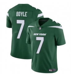 Men's New York Jets #7 Tim Boyle Green Vapor Untouchable Limited Stitched Jersey