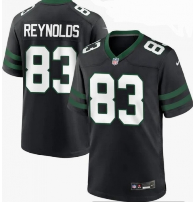 Men's New York Jets #83 Josh Reynolds Black Vapor Untouchable Limited Football Stitched Jersey