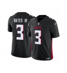 Men's Nike Atlanta Falcons #3 Jessie Bates III Black 2023 F.U.S.E. Vapor Untouchable Limited Football Stitched Jersey