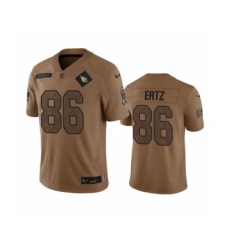 Men's Nike Arizona Cardinals #86 Zach Ertz 2023 Brown Salute To Service Limited Football Stitched Jersey