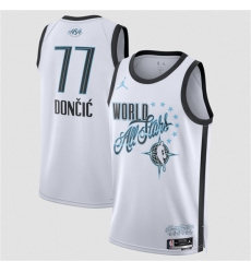 Men's 2026 All-Star #77 Luka Doncic White Stitched Basketball Jersey
