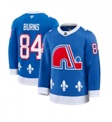 Men's Colorado Avalanche #84 Brent Burns Blue 2025 Alternate Stitched Jersey