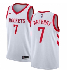Women's Nike Houston Rockets #7 Carmelo Anthony Swingman White NBA Jersey - Association Edition
