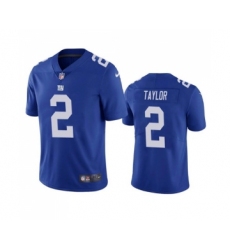 Men's New York Giants #2 Tyrod Taylor Royal Vapor Untouchable Limited Stitched Jersey