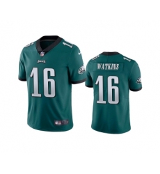 Men's Philadelphia Eagles #16 Quez Watkins 2022 Green Vapor Untouchable Limited Stitched Jersey