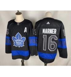 Men's Toronto Maple Leafs #16 Mitch Marner Black X Drew House Inside Out Stitched Jersey