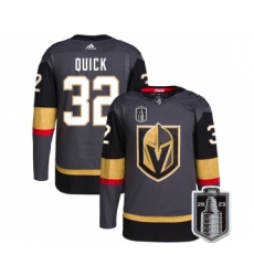 Men's Vegas Golden Knights #32 Jonathan Quick Gray 2023 Stanley Cup Final Stitched Jersey