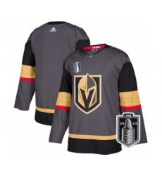 Men's Vegas Golden Knights Blank Gray 2023 Stanley Cup Final Stitched Jersey