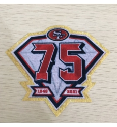 49ers 75th anniversary patch