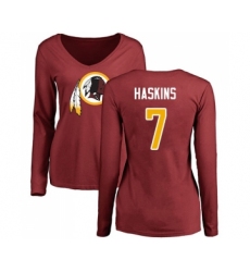 Football Women's Washington Redskins #20 Landon Collins Ash One Color T-Shirt