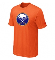 NHL Men's Buffalo Sabres Big & Tall Logo T-Shirt - Orange