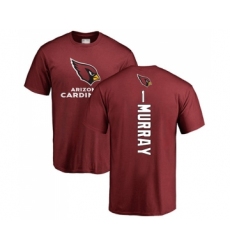 Football Arizona Cardinals #1 Kyler Murray Maroon Backer T-Shirt