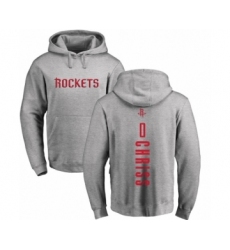 NBA Nike Houston Rockets #0 Marquese Chriss Ash Backer Pullover Hoodie
