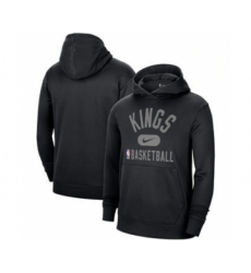 Men's Sacramento Kings 2021 Black Spotlight Pullover Basketball Hoodie