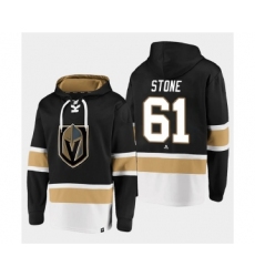 Men's Vegas Golden Knights #61 Mark Stone Black All Stitched Sweatshirt Hoodie