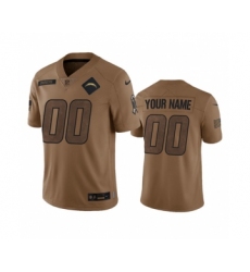 Men's Nike Los Angeles Chargers Active Player Custom 2023 Brown Salute To Service Limited Football Stitched Jersey